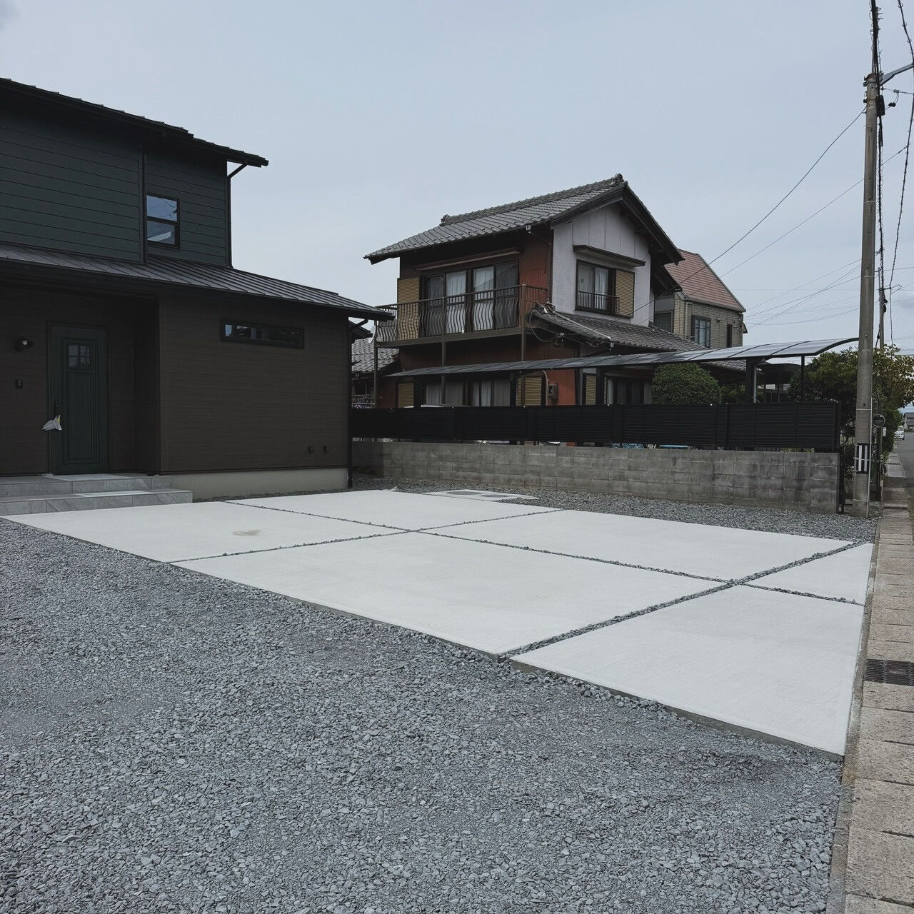 流行りのアメリカンフェンス施行！
